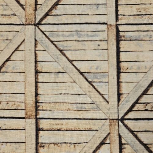 Patchwork Baumwolle - Holzkiste Gelb